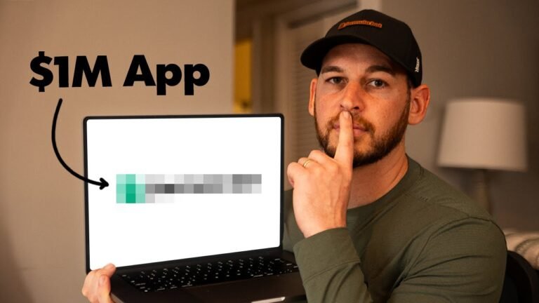 How did he build a $1M AI app without knowing how to code?